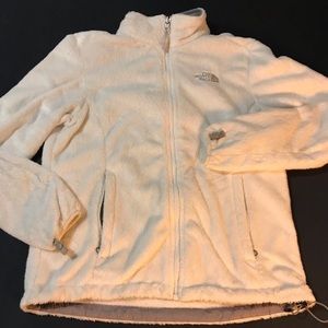 White north face jacket size medium lightly worn